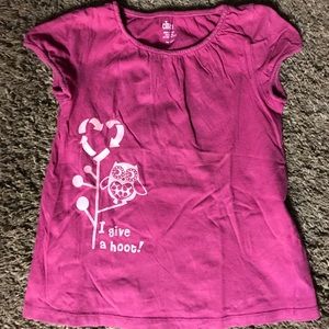 CIRCO GIRLS “ I GIVE A HOOT” T-shirt